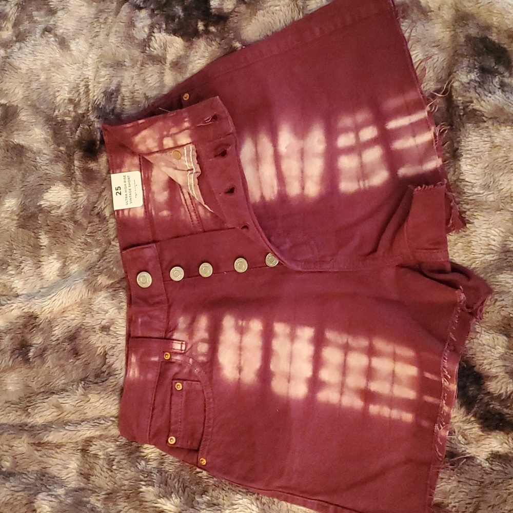 Pacsun Tie-Dye Ultra High Rise Vintage Shorts